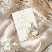 Peter Rabbit Baby Shower Einladung