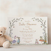 Peter Rabbit Baby Shower Einladung