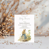 Peter Rabbit Baby Shower Einladung