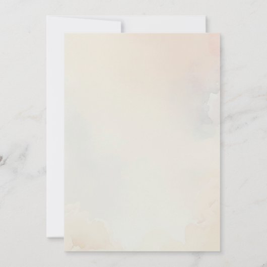 Peter Rabbit Baby Shower Einladung (Rückseite)