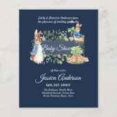Peter Rabbit BABY SHOWER Einladungen (Vorderseite)