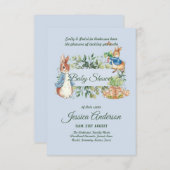Peter Rabbit BABY SHOWER Einladungen Junge oder Mä (Vorne/Hinten)