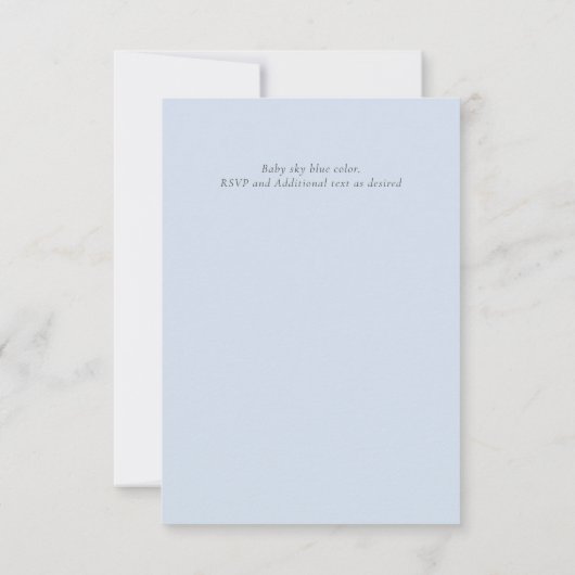 Peter Rabbit BABY SHOWER Einladungen Junge oder Mä (Rückseite)