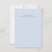 Peter Rabbit BABY SHOWER Einladungen Junge oder Mä (Rückseite)