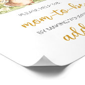 Peter Rabbit Baby Shower Envelope Poster (Ecke)