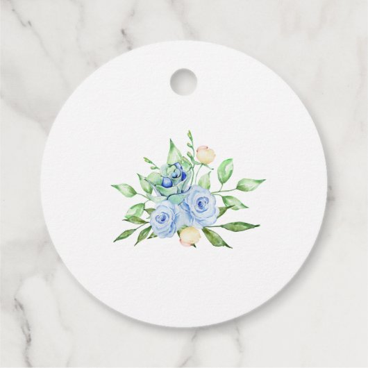 Peter Rabbit Baby Shower Geschenkanhänger (Rückseite)