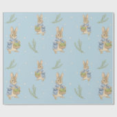 Peter Rabbit Baby Shower Geschenkpapier (Flach)