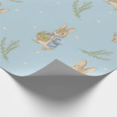 Peter Rabbit Baby Shower Geschenkpapier (Ecke)
