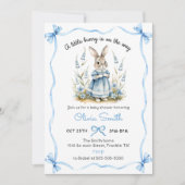 Peter Rabbit Baby Shower Invitation Einladung (Vorderseite)