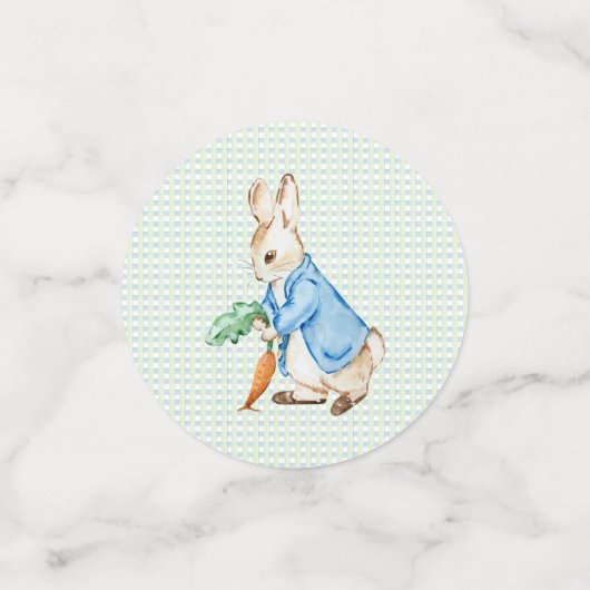 Peter Rabbit Baby Shower Konfetti (Klein Vorderseite)
