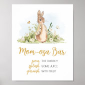 Peter Rabbit Baby Shower Mama Osa Bar Poster (Vorne)