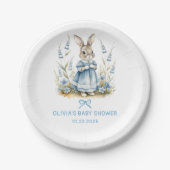 Peter Rabbit Baby Shower Paper Plates Pappteller (Vorderseite)