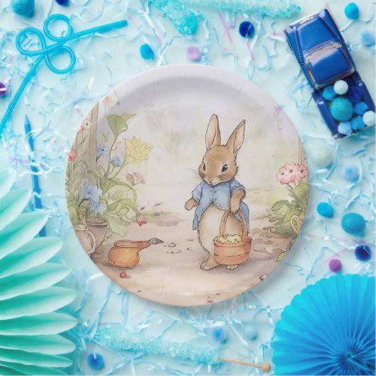 Peter Rabbit Baby Shower Pappteller (Party)