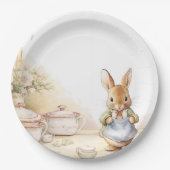 Peter Rabbit Baby Shower Pappteller (Vorderseite)