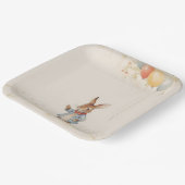 Peter Rabbit Baby Shower Pappteller (Gewinkelt)