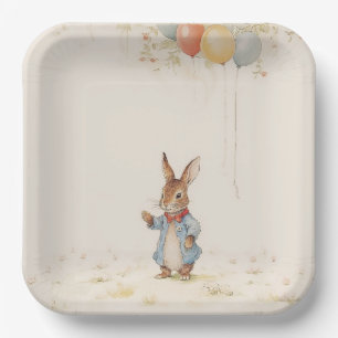 Peter Rabbit Baby Shower Pappteller