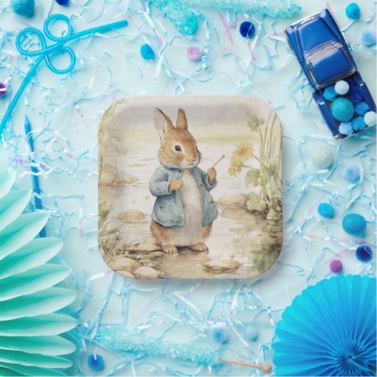 Peter Rabbit Baby Shower Pappteller (Party)