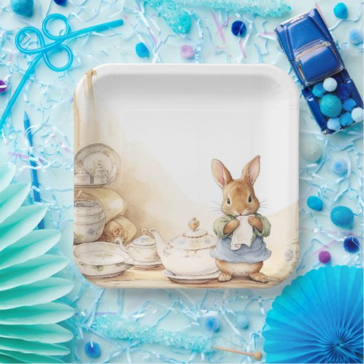Peter Rabbit Baby Shower Pappteller (Party)