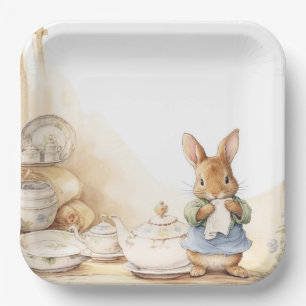 Peter Rabbit Baby Shower Pappteller
