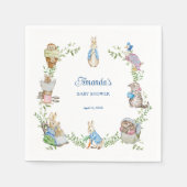 Peter Rabbit Baby Shower Serviette (Vorderseite)