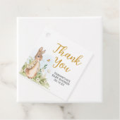 Peter Rabbit Baby Shower Square Geschenkanhänger (Beispiel)
