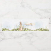 Peter Rabbit Baby Shower Wasserflaschenetikett (Einzelnes Label)