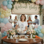 Peter Rabbit Baby Shower will Oma werden Tri-Blend Shirt