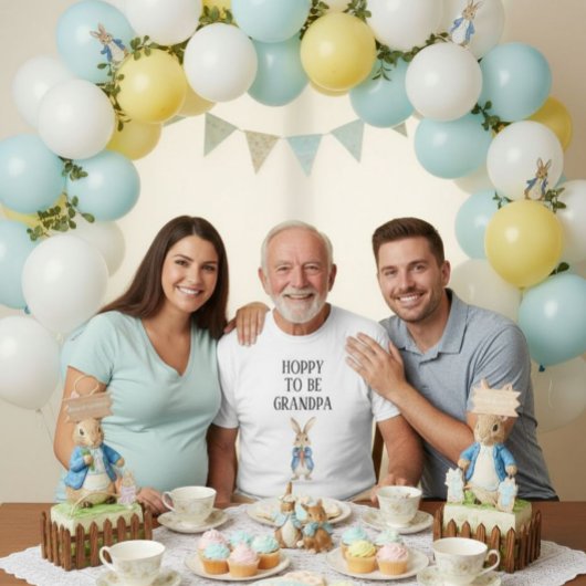 Peter Rabbit Baby Shower zu Opa T-Shirt