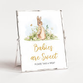 Peter Rabbit Babydusche Babys sind süß Poster