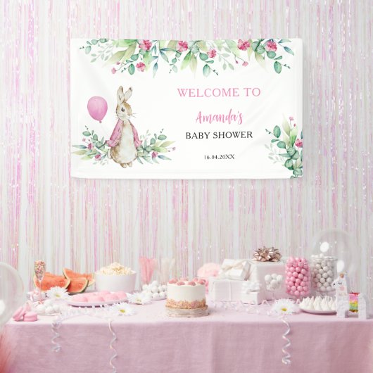 Peter Rabbit Babydusche Begrüßungsgrundierung Banner (Party)