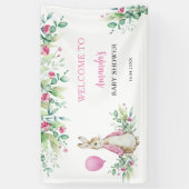 Peter Rabbit Babydusche Begrüßungsgrundierung Banner (Vertikal)