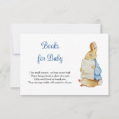 Peter Rabbit Babydusche Bücher für Baby RSVP Karte (Vorderseite)