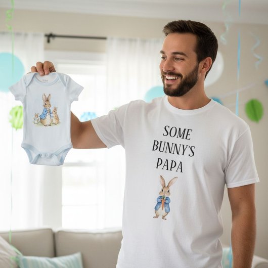 Peter Rabbit Babydusche Ein paar Bunny's Papa Vate T-Shirt