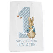 Peter Rabbit | Baby's First Birthday Mittlere Geschenktüte (Vorderseite)