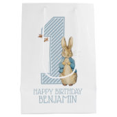 Peter Rabbit | Baby's First Birthday Mittlere Geschenktüte (Rückseite)