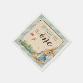Peter Rabbit | Baby's First Birthday Serviette (Ecke)