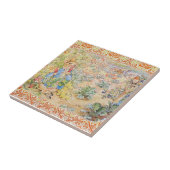 Peter Rabbit Beatrix Potter im Garten Keramik Tile Fliese (Seite)