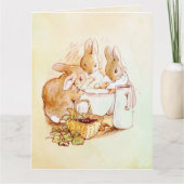 Peter Rabbit Beatrix Potter Karte (Vorderseite)