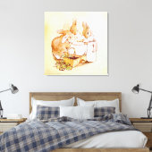 Peter Rabbit Beatrix Potter Leinwanddruck (Insitu (Schlafzimmer))