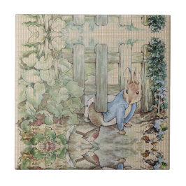 Peter Rabbit Beatrix Potter Sneaking Fliese