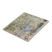 Peter Rabbit Beatrix Potter Sneaking Fliese (Seite)