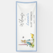 Peter Rabbit Begrüßungsschild Boy Baby Shower Banner (Vertikal)