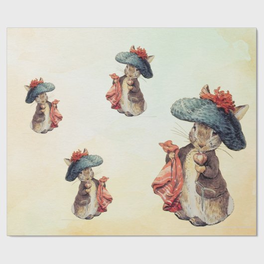 Peter Rabbit (Benjamin) Geschenkpapier (Flach)