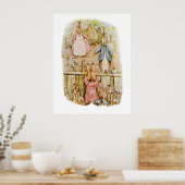 Peter Rabbit Benjamin und Flopsy Bunny Beatrix Pot Poster (Küche)
