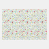 Peter Rabbit | Bezaubertes Wasserfarbmuster Geschenkpapier Set (Vorderseite)