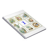 PETER RABBIT Bilder personalisiert mit dem Buchsta Notizblock (Rechte Seite)