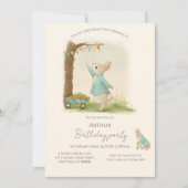 Peter Rabbit Birthday & Game Einladung (Vorderseite)