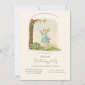 Peter Rabbit Birthday & Game Einladung (Vorderseite)