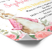 Peter Rabbit Birthday Time Kapsel Wildblume Poster (Ecke)