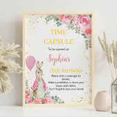 Peter Rabbit Birthday Time Kapsel Wildblume Poster